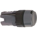 Schneider ZB6AA2 Frontelement für Drucktaster ZB6, tastend, schwarz, Ø 16 mm 