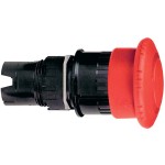 Schneider ZB6AS834 Frontelem., rund Pilzdrucktaster Not-Halt/Not-Aus Ø 16, Drehentrieg., rot 