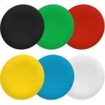 Schneider ZBAF9 Set Tastenschilder für Frontelement flacher Einbau Ø 30mm 6 Farben 