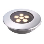 Deko-Light 100114 Bodeneinbauleuchte, Flat 230V 150 mm, 12 W, 3000 K, Silber, 220-240 V/AC, 50 / 6 