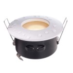 Deko-Light 110000 Einbaustrahler, Damp Rund, 1x max 35 W MR16, Weiß, Spannungskonstant, 12 V/AC/DC 