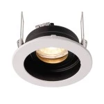 Deko-Light 110007 Einbaustrahler, Enif Rund, 1x max. 35 W MR16, Weiß, Spannungskonstant, 12 V/AC/D 