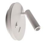 Deko-Light 341242 Wandaufbauleuchte, Brahe IV Rund, 8,5 W, 3000 K, Weiß, 220-240 V/AC, 50 / 60 Hz, 