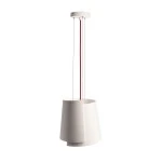 Deko-Light 342145 Pendelleuchte, Twister II 280 mm, 1x max. 40,00 W E27, Weiß, 220-240 V/AC, 50 / 