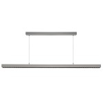 Deko-Light 342146 Pendelleuchte, Office Three Up and Down, 60 W, DALI 2.0, 4000 K, Silber, 200-240 