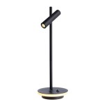 Deko-Light 346016 Tischleuchte, Brahe, 8,5 W, 3000 K, Schwarz, 220-240 V/AC, 50 / 60 Hz, IP 20 