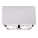 Deko-Light 348004 Deckenaufbauleuchte, Mona II, 2x max. 50 W GU10, Weiß, 220-240 V/AC, 50 / 60 H 
