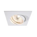 Deko-Light 449210 Einbaustrahler, Style Square, Tilt, 1x max 50 W MR16, Weiß, Spannungskonstant, 1 