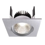 Deko-Light 565284 Einbaustrahler, COB-68-350mA-4000K-Eckig-Silber, Stromkonstant, 16-17 V/DC, Beme 