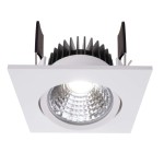 Deko-Light 565285 Einbaustrahler, COB-68-350mA-4000K-Eckig-Weiß, Stromkonstant, 16-17 V/DC, Bemess 