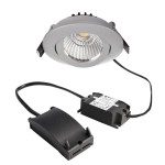 Deko-Light 565359 Einbaustrahler, Dione, 8,5 W, DIM, 4000 K, Silber, 220-240 V/AC, 50 / 60 Hz, IP 