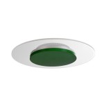 Deko-Light 620035 Deckenaufbauleuchte, Set, Zaniah 290 mm, 12 W, DIM, 3000 K, Cover Grün, 220-240 