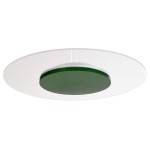 Deko-Light 620043 Deckenaufbauleuchte, Set, Zaniah 370 mm, 18 W, DIM, 3000 K, Cover Grün, 220-240 
