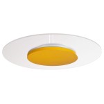 Deko-Light 620045 Deckenaufbauleuchte, Set, Zaniah 370 mm, 18 W, DIM, 3000 K, Cover Gelb, 220-240 