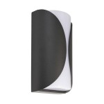 Deko-Light 620129 Wandaufbauleuchte, Grumium Rund II, 10 W, 3000 K, Grau, 220-240 V/AC, 50 / 60 Hz 