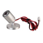 Deko-Light 688026 Vitrinenleuchte, Herculis magnetic, 1 W, 3000 K, Silber, Stromkonstant, 3 V/DC, 