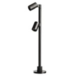 Deko-Light 688040 Vitrinenleuchte, Herculis Double 200 mm, 2 W, 4000 K, Schwarz, Stromkonstant, 6 