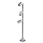 Deko-Light 688043 Vitrinenleuchte, Herculis Triple 250 mm, 3 W, 3000 K, Silber, Stromkonstant, 9 V 