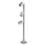 Deko-Light 688045 Vitrinenleuchte, Herculis Triple 250 mm, 3 W, 4000 K, Silber, Stromkonstant, 9 V 