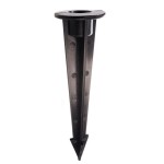 Deko-Light 700230 Mechanisches Montagezubehör, Erdspieß mit Gewindebuchse M5, 200x50mm, Länge: 200 