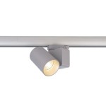 Deko-Light 707054 3-Phasen-Spot, Nihal Mini, 15 W, DIM, 3000 K, Silber, 220-240 V/AC, 50 / 60 Hz, 
