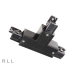 Deko-Light 710029 3-Phasen Schienensystem, D Line T-Verbinder links-links-rechts mit Wechselmech., 
