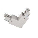 Deko-Light 710037 3-Phasen Schienensystem, D Line 90°-Verbinder links-rechts mit Wechselmechanik, 