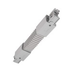Deko-Light 710040 3-Phasen Schienensystem, D Line Flexverbinder links-rechts, Fenstergrau RAL 7040 