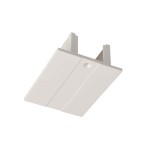 Deko-Light 710089 3-Phasen Schienensystem, D Line Einbau-Abdeckblende Einspeiser links/rechts, Ver 