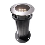 Deko-Light 730267 Bodeneinbauleuchte, Soft Flex, 9 W, 3000 K, Silber, 220-240 V/AC, 50 / 60 Hz, IP 