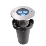 Deko-Light 730276 Bodeneinbauleuchte, Bodeneinbauleuchte III, 7,4 W, RGB, Silber, Spannungskonstan 