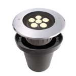 Deko-Light 730289 Bodeneinbauleuchte, Canum Asymmetrisch, 12 W, 3000 K, Silber, 220-240 V/AC, 50 / 