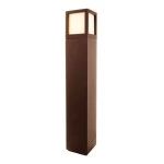 Deko-Light 730333 Pollerleuchte, Facado B 650 mm, 1x max. 20 W E27, Braun, 220-240 V/AC, 50 / 60 H 