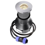 Deko-Light 730447 Bodeneinbauleuchte, Fornac, 2,7 W, 3000 K, Silber, Spannungskonstant, 24 V/DC, I 