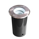 Deko-Light 730478 Bodeneinbauleuchte, Pavo Rund Set, 1x max. 9 W GU10, Silber, 220-240 V/AC, 50 / 