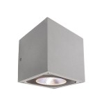 Deko-Light 731025 Wandaufbauleuchte, Cubodo II Single, 8,5 W, 3000 K, Silber, 220-240 V/AC, 50 / 6 