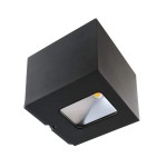 Deko-Light 731127 Wandaufbauleuchte, Jabbah Up and Down, 25 W, 3000 K, Grau, 220-240 V/AC, 50 / 60 