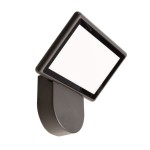 Deko-Light 731138 Wandaufbauleuchte, Alkes S, 21 W, 3000 K, Grau, 220-240 V/AC, 50 / 60 Hz, IP 65 