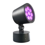 Deko-Light 732129 Fluter, Colt, 25 W, RGB/3000 K, Schwarz, Spannungskonstant, 24 V/DC, IP 65 