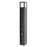 Deko-Light 733065 Energieverteiler, Facado Socket 1000 mm, 1x max. 20 W E27, Grau, 220-240 V/AC, 5 