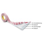 3M 930346 Mechanisches Montagezubehör, Doppelseitiges Klebeband 50000x10x0,2mm, Länge: 