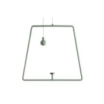 Deko-Light 930631 Mechanisches Systemzubehör, Pendel für Magnetleuchte Miram Green, Breite: 205 mm 