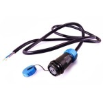 Deko-Light 940037 Elektrisches Montagezubehör, Weipu HQ 12/24/48V Einspeisekabel 2-polig, Länge: 1 