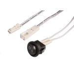 Deko-Light 940066 Elektrisches Montagezubehör, MINI-AMP Einbausch. (Stecker-Buchse) 2x 100cm, 12V/ 