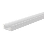 Deko-Light 970005 Profil, U-Profil flach AU-01-08, 2m, Weiß, Aluminium, Matt, Pulverbeschichtet, L 