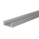 Deko-Light 970040 Profil, U-Profil flach AU-01-12, 1m, Silber, Aluminium, Matt, Eloxiert, Länge: 1 