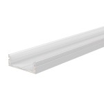 Deko-Light 970065 Profil, U-Profil flach AU-01-15, 2m, Weiß, Aluminium, Matt, Pulverbeschichtet, L 