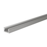 Deko-Light 970081 Profil, U-Profil flach AU-01-05, 2m, Silber, Aluminium, Matt, Eloxiert, Länge: 2 