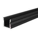 Deko-Light 970123 Profil, U-Profil hoch AU-02-10, 2m, Schwarz, Aluminium, Matt, Eloxiert, Länge: 2 