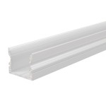 Deko-Light 970145 Profil, U-Profil hoch AU-02-12, 2m, Weiß, Aluminium, Matt, Pulverbeschichtet, Lä 